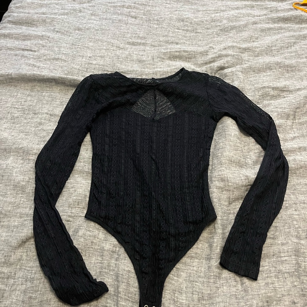 Abercrombie & Fitch Black Lace Bodysuit